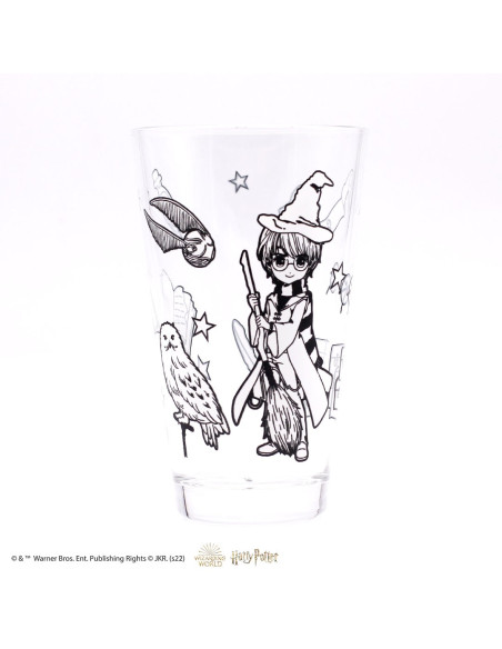 Harry Potter Coloring Glass
