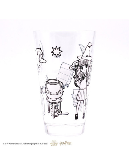Hermione coloring glass
