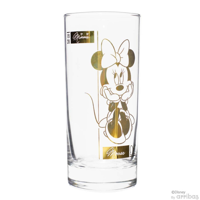 Golden Minnie Tall Glass Box