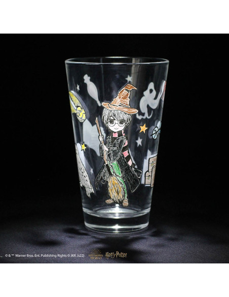 Harry Potter Coloring Glass