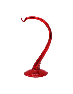 support rouge pour boule de noel