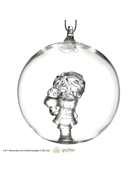 boule de noel harry potter sur fond blanc