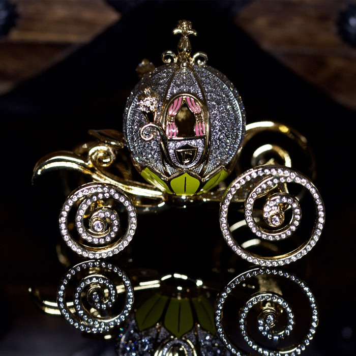 Carrosse de Cendrillon cristallisé