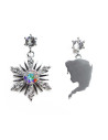Boucles d'oreilles Elsa argentées
