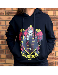 Hoodie Noir Ron Manga