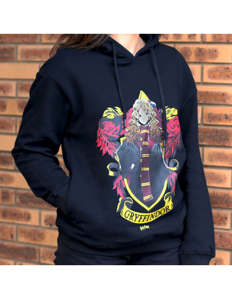 Hoodie Noir Hermione Manga