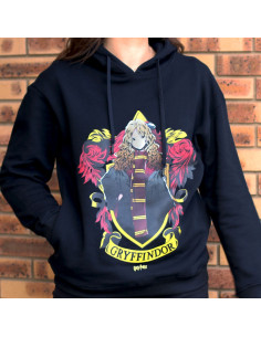 Hermione Manga Black Hoodie 2