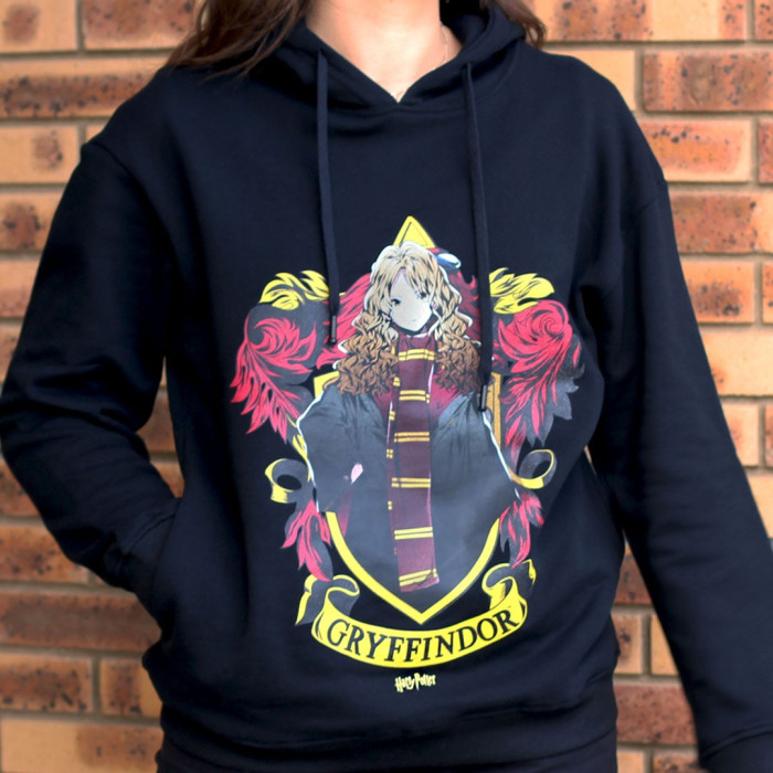 Hoodie Noir Hermione Manga