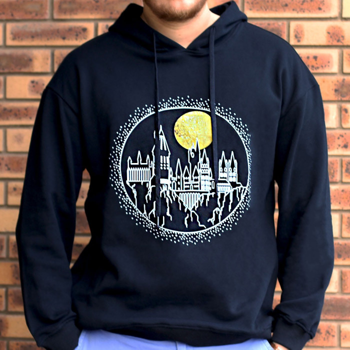 Hoodie Noir Poudlard