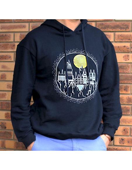 Hoodie Noir Poudlard