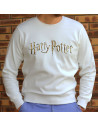 Sweatshirt Blanc Logo Harry Potter
