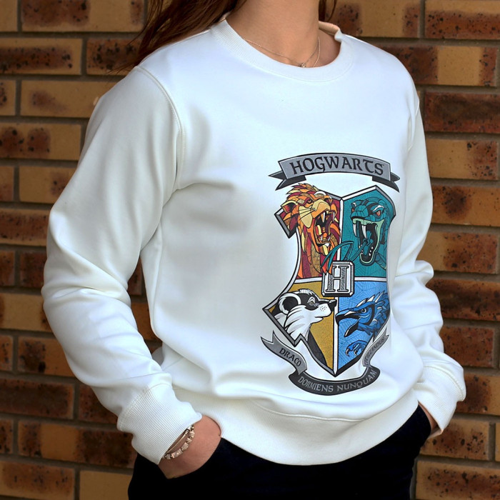 Sweatshirt blanc 4 maisons