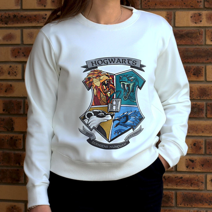 Sweatshirt blanc 4 maisons