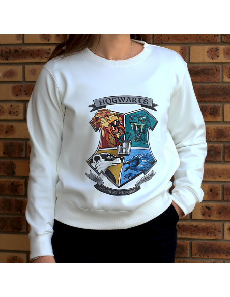 Sweatshirt blanc 4 maisons