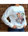 Sweatshirt blanc 4 maisons