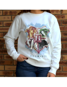 Sweatshirt blanc 4 maisons
