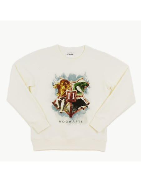 4 houses white sweatshirt