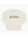 Sweatshirt Blanc Logo Harry Potter