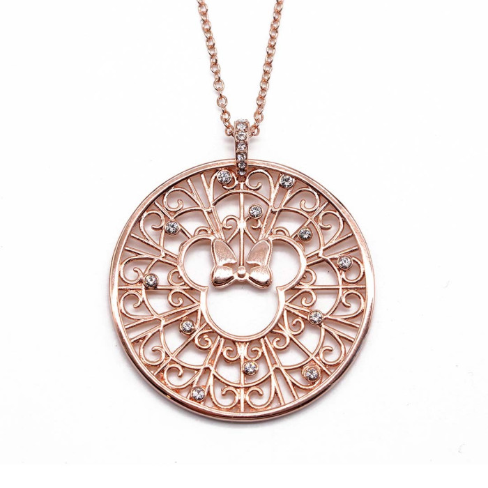 Parisian Touch pink long necklace