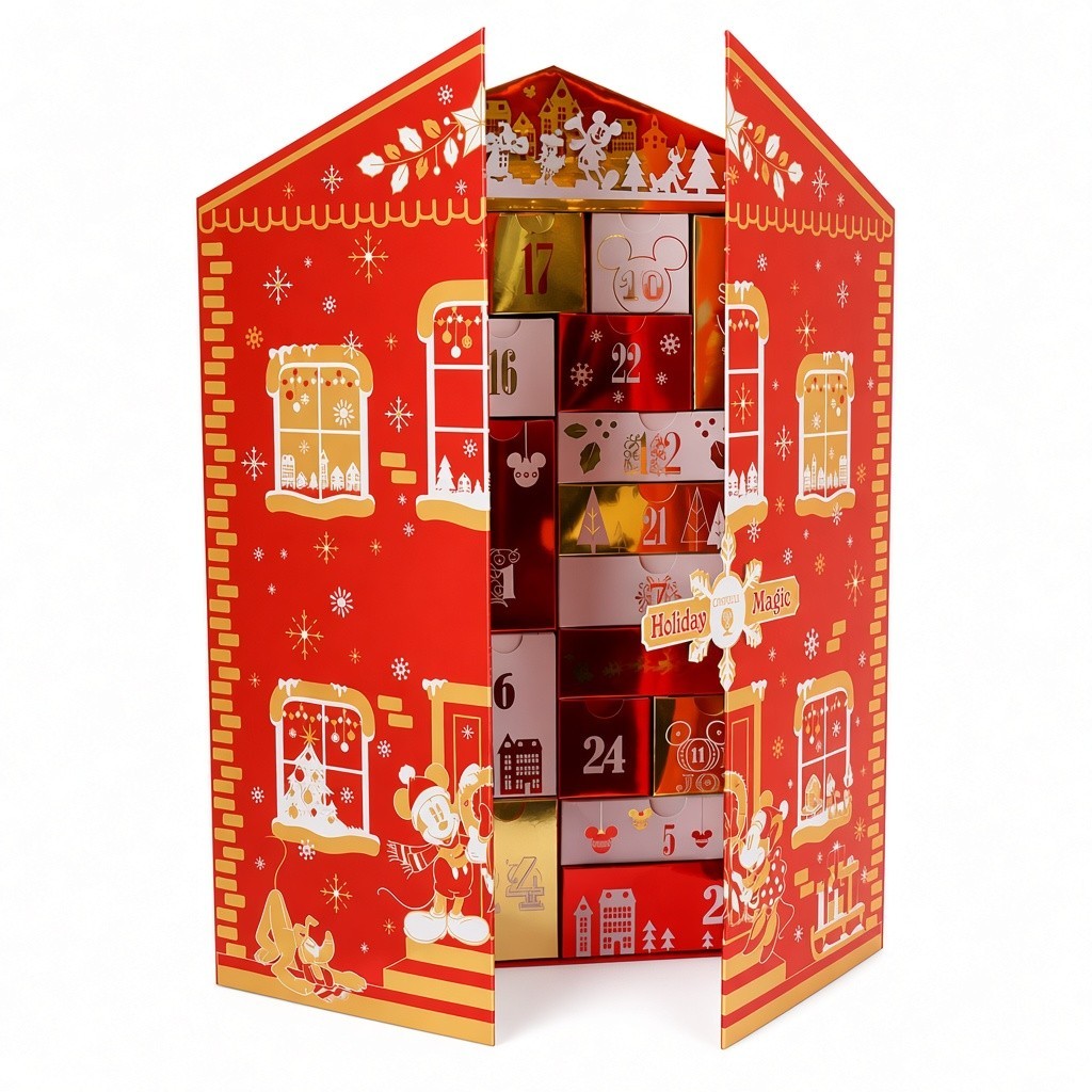 Disney Holiday Magic Advent Calendar – the calendar half open